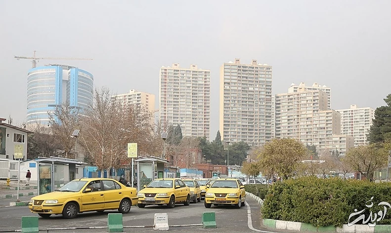 (تصاویر) شرایط ناسالم هوای تهران